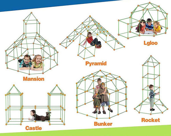 Kids Construction Fort Building Kit