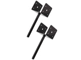 Fence Post Anchor Kit Ground Spikes 2PCS