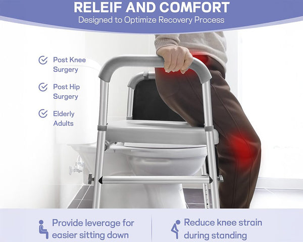 Adjustable Raised Toilet Seat