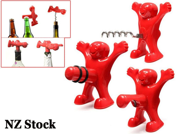 Kitchen Tool Bottle Opener Stopper Corkscrew 3PCS