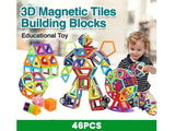 Magnetic Building Blocks Tiles Set