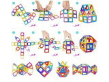 Magnetic Building Blocks Tiles Set