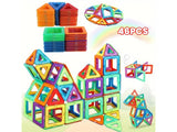 Magnetic Building Blocks Tiles Set