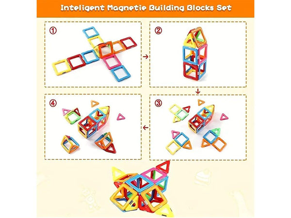 Magnetic Building Blocks Tiles Set