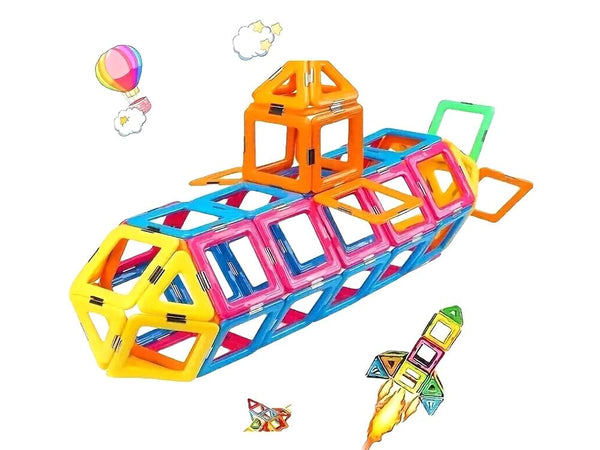 Magnetic Building Blocks Tiles Set