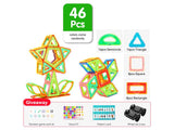 Magnetic Building Blocks Tiles Set