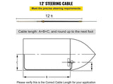 Boat Steering Cable Kit