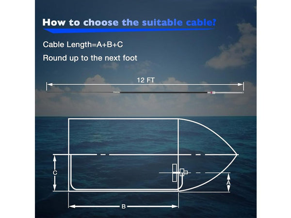 Boat Steering Cable Kit