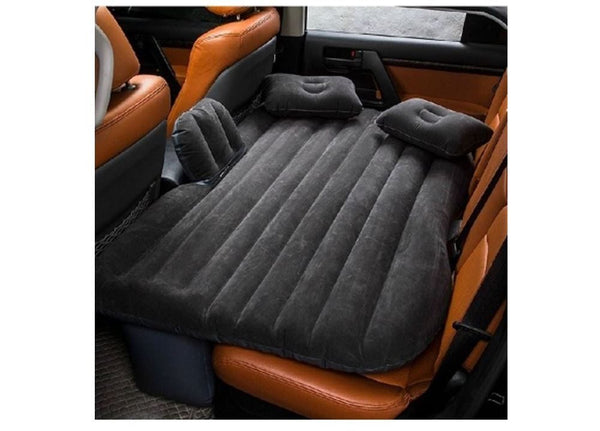 BLACK Heavy Duty Car Travel Inflatable Mattress Car Inflatable Bed