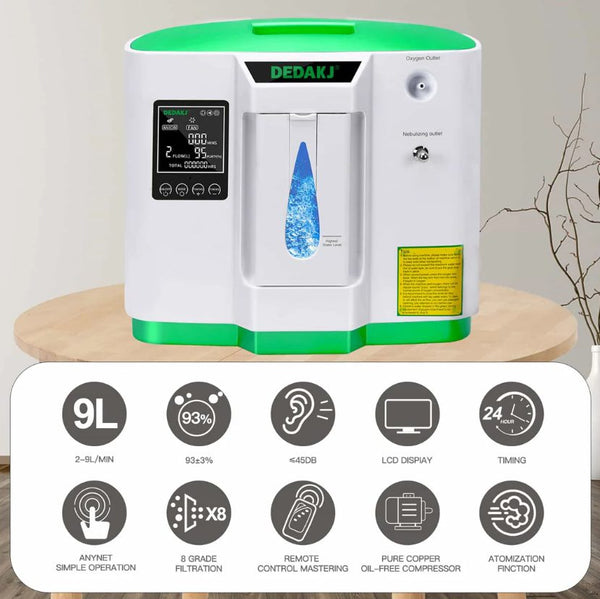 Oxygen Concentrator, Oxygen Generator Home Oxygen Machine 2-9L
