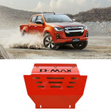 Steel Red Bash Plate Front Sump Guard for Isuzu D-MAX MUX