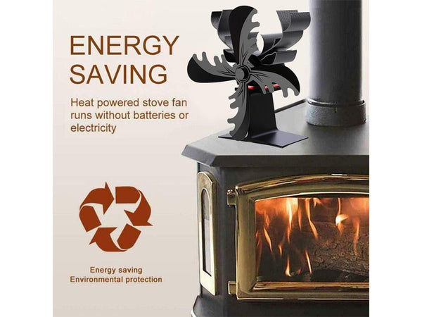 Heat Powered Fireplace Stove