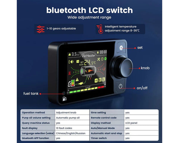 Diesel Heater Bluetooth App
