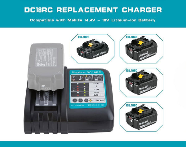 Makita DC18RC 18V LXT Rapid Charger