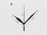 Quartz Clock Movement Mechanism Parts,#6 - Black