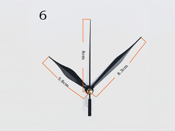 Quartz Clock Movement Mechanism Parts,#6 - Black