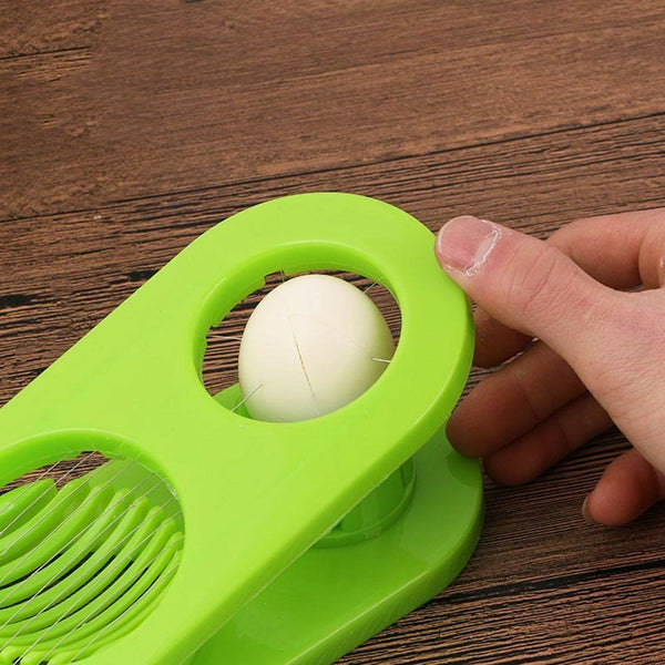 2 In1 Boiled Egg Slicer Strawberry Sectioner Cutter
