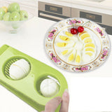 2 In1 Boiled Egg Slicer Strawberry Sectioner Cutter