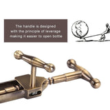 Red Wine Bottle Opener Antique Bronze Puller Remover