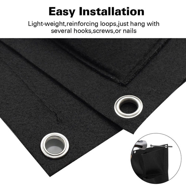 36 Pocket Outdoor Vertical Garden Wall Planting Hanging Bag