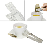 Clip Tea Bag Squeezer Stainless Steel Heat Resistant