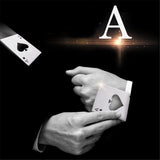 Poker Card Beer Wine Bottle Opener Stainless Steel
