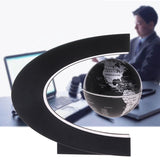 LED C Shape World Map Night Light Magnetic Floating Globe