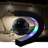 LED C Shape World Map Night Light Magnetic Floating Globe