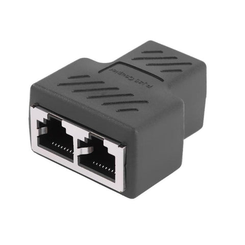 RJ45 1 to 2 Female Ethernet splitter