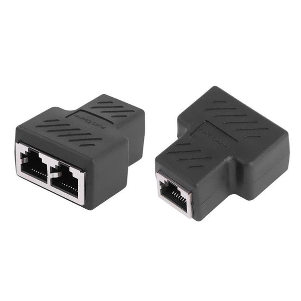 RJ45 1 to 2 Female Ethernet splitter