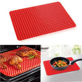 Pyramid Non Stick Fat Reducing Silicone Baking Tray Sheets