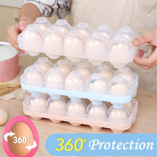 10 Egg Holder Box Refrigerator Storage