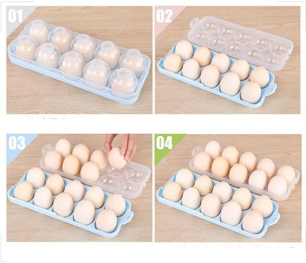 10 Egg Holder Box Refrigerator Storage