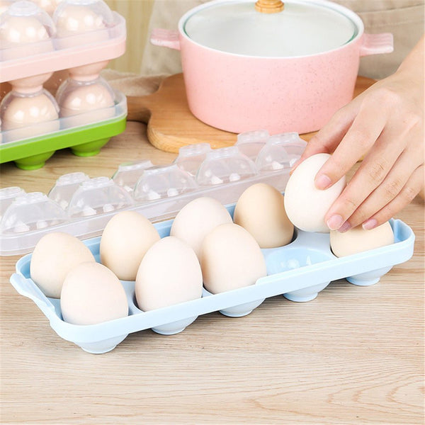 10 Egg Holder Box Refrigerator Storage