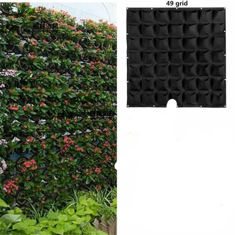 49 Pockets Vertical Growing Wall Hanging Pocket Planter