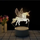 3D USB LED Night Light Creative Illusion Lamp Gift