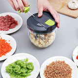 Manual Fruit Vegetable Chopper Hand Pull Food Cutter