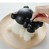 Creative Panda Rice Mold 4pcs Sushi Maker Seaweed Cutter