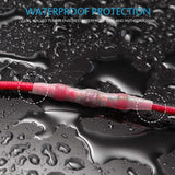 250pcs Solder Seal Sleeve Heat Shrink Butt Wire Connectors Terminals