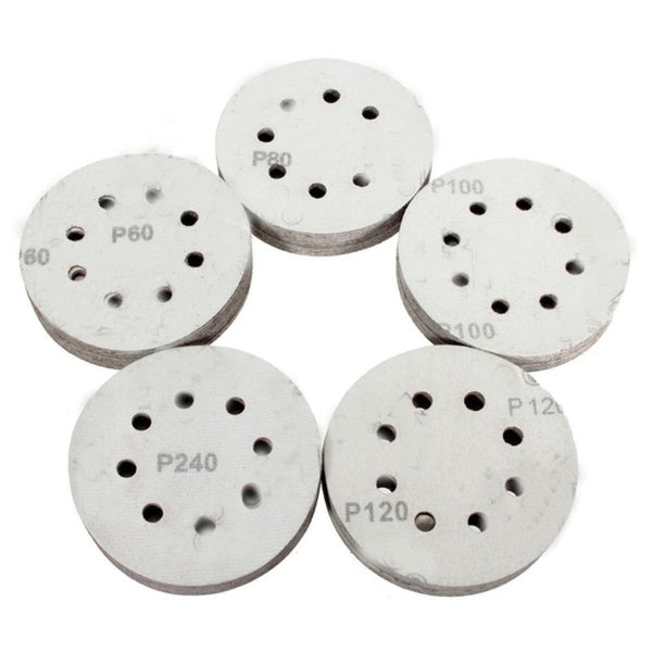 100pcs 125mm 5" Sanding Discs