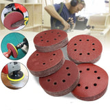 100pcs 125mm 5" Sanding Discs