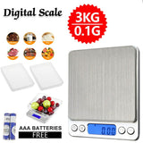 Jewellery Scales Kitchen Digital Scales 3kg/0.1g