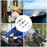 250pcs Solder Seal Sleeve Heat Shrink Butt Wire Connectors Terminals