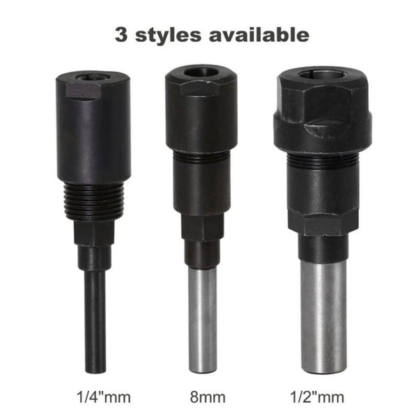8mm Shank Router Bit Extension Chuck Collet Extension Rod