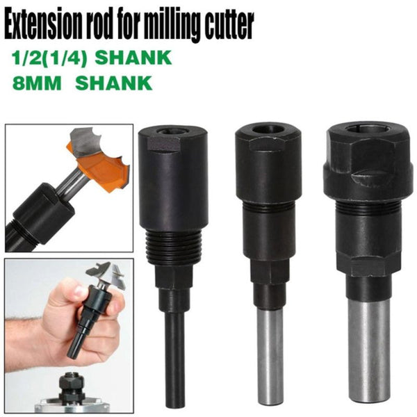 8mm Shank Router Bit Extension Chuck Collet Extension Rod