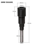 8mm Shank Router Bit Extension Chuck Collet Extension Rod