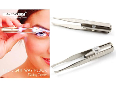 Eyebrow Tweezers with LED Light
