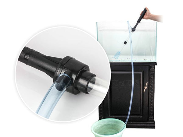Fish Tank Cleaner - Aquarium Vacuum Pump Filter