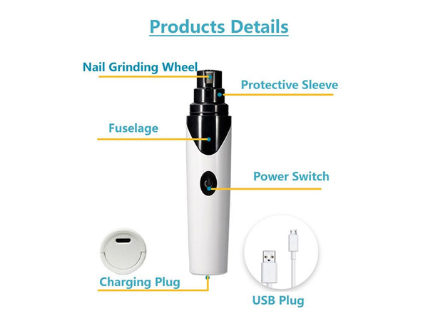 Electric Dog Nail Clippers Grinder