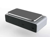 2 in 1 Wireless Phone Charger & LED Alarm Clock Comb.